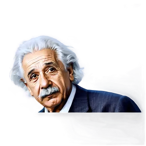 Realistic Albert Einstein Drawing Png 06122024 PNG Image