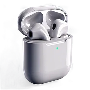 Realistic Apple Airpods 3d Render Png Kjn82 PNG Image