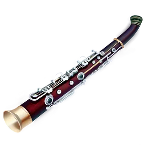 Realistic Bassoon Drawing Png Raj PNG Image