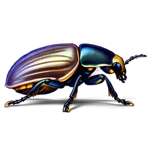 Realistic Beetle Illustration Png Tir PNG Image