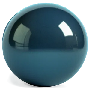 Realistic Blue Ball Png 06132024 PNG Image