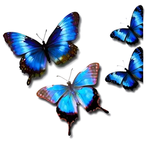 Realistic Blue Butterfly Image Png Eyh85 PNG Image