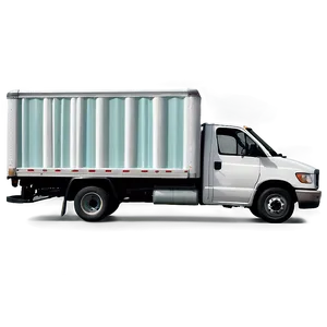 Realistic Box Truck Rendering Png 65 PNG Image