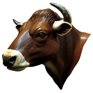 Realistic Bull Head Png Iqn86 PNG Image