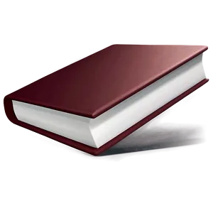 Realistic Closed Book Png 06282024 PNG Image