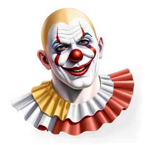 Realistic Clown Face Drawing Png Dme2 PNG Image