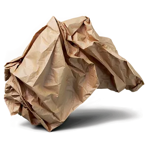 Realistic Crumpled Paper Png 06282024 PNG Image