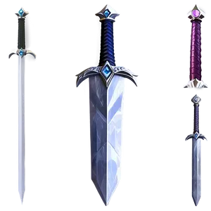 Realistic Diamond Sword Design Png 67 PNG Image