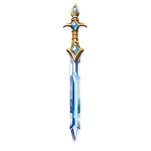 Realistic Diamond Sword Design Png Tay PNG Image