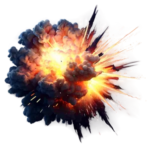 Realistic Explosion Illustration Png 58 PNG Image