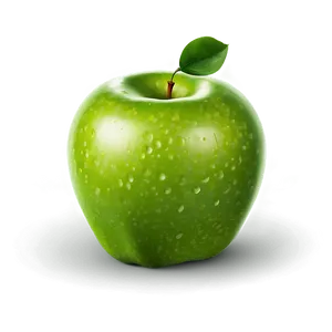 Realistic Green Apple Png Hke PNG Image