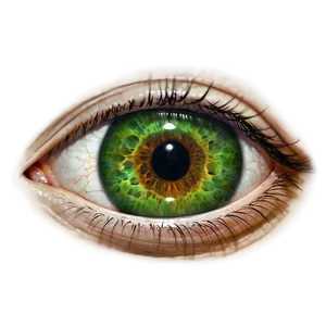 Realistic Green Eye Drawing Png 06262024 PNG Image