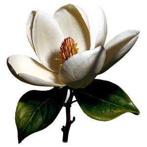 Realistic Magnolia Flower Image Png Tpk7 PNG Image