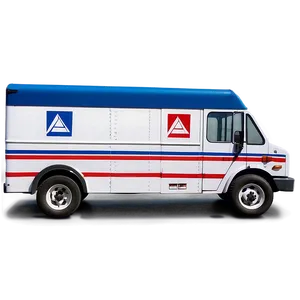 Realistic Mail Truck Image Png Fwb PNG Image