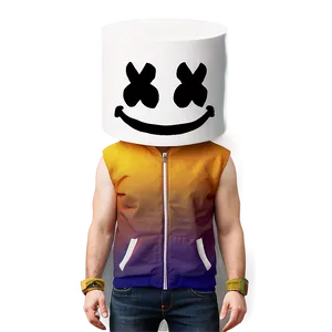 Realistic Marshmello Helmet Png Snh72 PNG Image