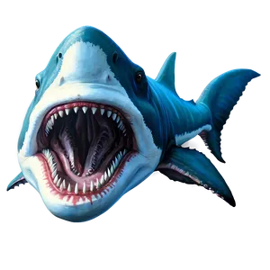 Realistic Megalodon Drawing Png Ive58 PNG Image