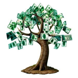 Realistic Money Tree Graphic Png Ylb40 PNG Image