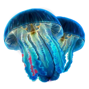 Realistic Moon Jellyfish Design Png Fao18 PNG Image