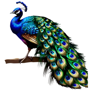 Realistic Peacock Bird Png 3 PNG Image