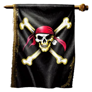 Realistic Pirate Flag Png Rsn55 PNG Image