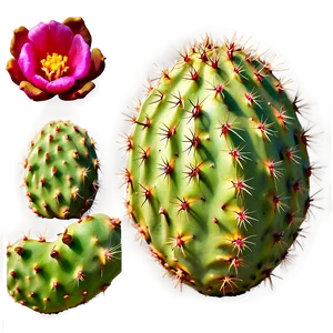 Realistic Prickly Pear Png Mix82 PNG Image