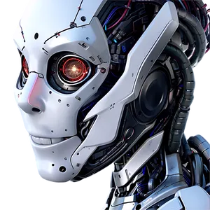 Realistic Robot Head Png Mrf48 PNG Image