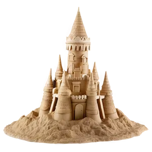 Realistic Sandcastle Png 77 PNG Image