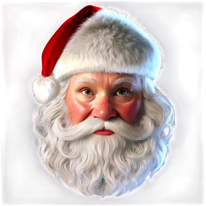 Realistic Santa Face Png 06282024 PNG Image