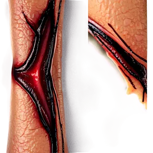 Realistic Scar Png Mhn71 PNG Image