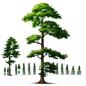 Realistic Tree Elevation Png Itp PNG Image