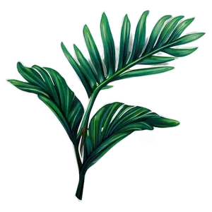 Realistic Tropical Leaf Graphic Png 99 PNG Image