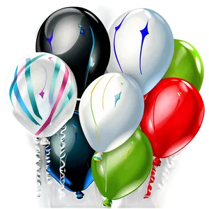 Realistic White Balloons Png Cdn42 PNG Image