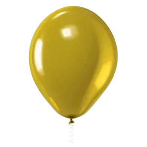 Realistic Yellow Balloon Png Agv PNG Image