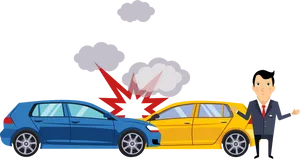 Rear End_ Collision_ Illustration.png PNG Image