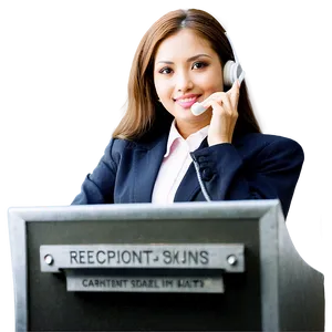 Receptionist Taking Call Png 15 PNG Image