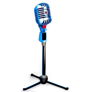 Recording Microphone On Stand Png Fle PNG Image