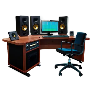 Recording Studio Producer Desk Png 86 PNG Image