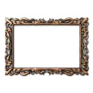 Rectangular Ornate Frame Png Dtd PNG Image