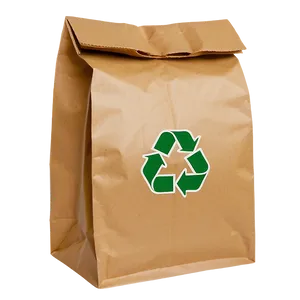 Recycled Brown Bag Png Wfh PNG Image