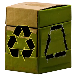 Recycled Material Green Box Png Jle29 PNG Image