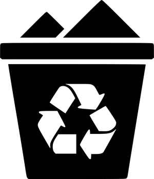 Recycling Bin Icon PNG Image