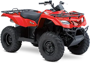 Red A T V Offroad Vehicle PNG Image