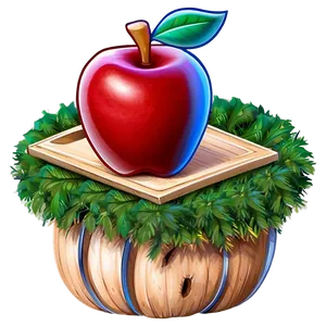 Red Apple Cartoon Png Hnh93 PNG Image