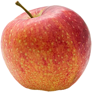 Red Apple Single Fruit PNG Image