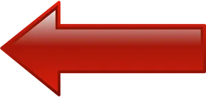 Red Arrow Direction Indicator PNG Image