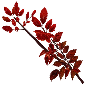 Red Autumn Tree Png Qnn PNG Image