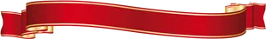 Red Banner Design Element PNG Image