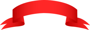 Red Banner Graphic PNG