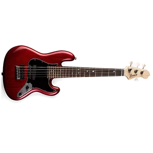 Red Bass Guitar Png Hnl43 PNG Image