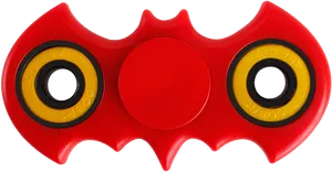 Red Batman Fidget Spinner PNG Image